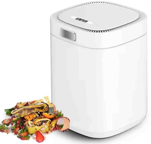 Electric Compost Bin, Indoor Food Composter with 2.5L Capacity, Smart Kitchen Waste Cycler, Activated Carbon Filter for Countertop Use