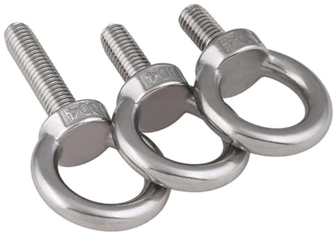 BKEKM Lot de 5 boulons à œil universels en Acier Inoxydable 304, Anneaux de Levage M3-M24, écrous de Levage à Expansion(M7)