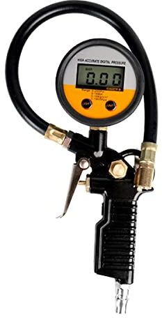 manometro per pneumatici， Misuratore di pressione pneumatici 1800KPA Tester ad aria compressa alta precisione for auto e moto