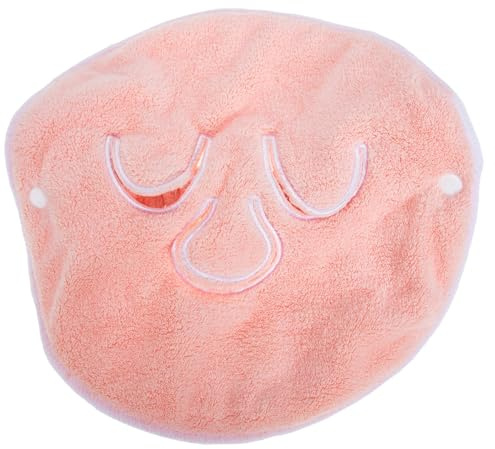 SOIMISS Serviette Masque Visage en Corail Doux Rose, Réutilisable, Ouvre les Pores, pour Soin Spa et Hydratation Profonde