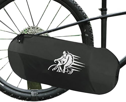 Road Bike Chain Guard - Outdoor Waterproof Cover, Reflective Logo Protector, Portable Construction, Solid Design | Reliable Cycling Accessory For Mountain Bikes,