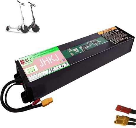 JHKJ Batteria per Monopattino Elettrico da 36 Volt 36V 6Ah 7.8Ah 9Ah 9.6Ah, Pacco batterie al Litio per Monopattino Pieghevole M365, Accessorio Motore per Monopattino Elettrico.,Xt30,36V 6Ah