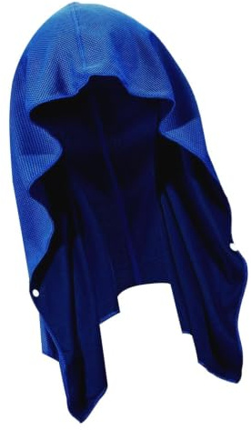 Kylhandduk för huvud och hals, Kylhandduk med hoodie Svalkande huvudhandduk