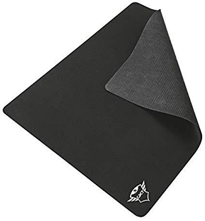 Trust Gaming GXT 754 Mauspad L 32 cm x 27 cm, Optimierte Oberflächenstruktur, rutschfeste Gummiunterseite, Mousepad für alle Mäuse, Empfindlichkeiten und Sensoren - Schwarz