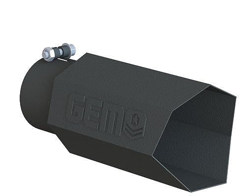 MAXWAY INT. GEM Tubes 712254 Black Big Mouth Tip (2.5 Inlet / 4 Outlet x 10 Length), 1 Pack