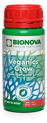 Bio Nova Veganics Grow NPK 3-2-4 Grow Wachstums-Dünger Nutrient organisch