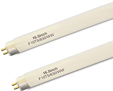 Flyercatch (2pack) 16’’ F10T5/830/L Fluorescent Bulb Replacement Jasco Warm White 10W 3000K Tubes, F10T5-WW Linear Light, 16.5’’ Overall Length