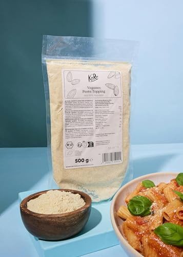 KoRo – Rapé vegan bio pour pâtes 500 g – Composé de seulement trois ingrédients – Alternative vegan – Goût de fromage