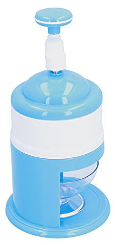 Portable Mini Ice Crusher Shaved Ice Machine Handheld Manual Ice Shaver for Household Use