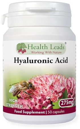 Hyaluronic Acid High Strength 275mg x 50 Caps (hyalurona​n) - 100% Additive Free