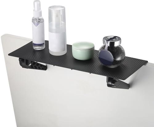 Top TV Shelf - Flat Figure Stand 13 Inches | Computer Monitor Shelves | Wired Electronic Monitor Box | Mònitor Adjustable Stand for Laptops, Electronic Devices, Includes