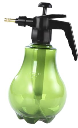 Lurrose Regadera de Plástico Pulverizador de 15L Botella para Riego de Plantas Herramienta Ligera y Recargable para Jardín Color Verde Oliva Uso Doméstico y Multiusos