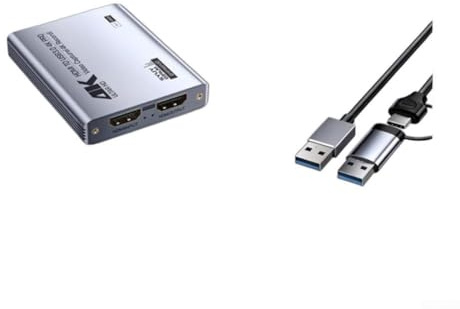 Scheda di acquisizione video MS2131, dispositivo di streaming di gioco loop out 4K 60Hz per Nintendo Switch/PS5 e registrazione della fotocamera (1080P)