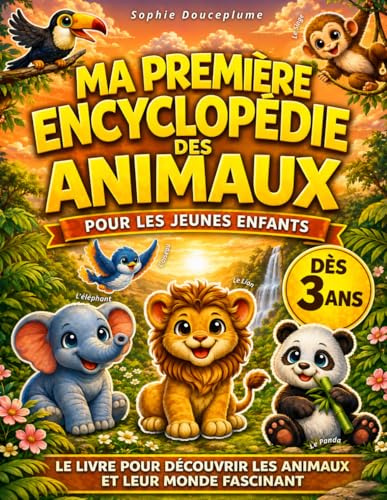 Ma Première Encyclopédie des Animaux pour les Enfants: Le livre pour les jeunes curieux de 3 à 6 ans, afin de découvrir et tout savoir sur les animaux ... à toutes leurs questions (PS, MS, GS, CP)