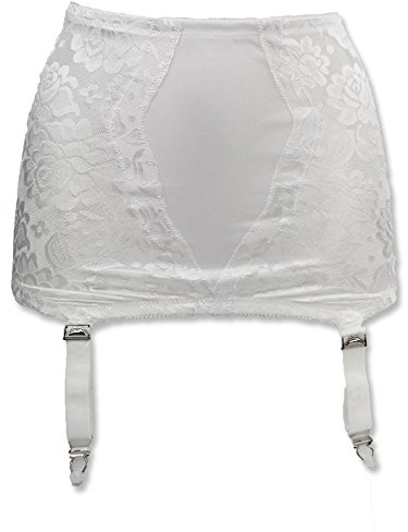 TVRtyle Damen Vintage Hohe Taille 4 Riemen Metallschnallen Sexy Strumpfband Gürtel für Strümpfe S503