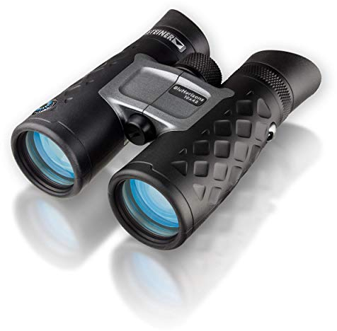 STEINER Fernglas BluHorizons 10x42 - Deutsche Marken-Qualität, 10 Jahre Garantie, Anpassung an Helligkeit, Schutz der Augen, 10-Fach Zoom, hochwertiges Urlaubs- und Reisefernglas