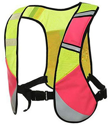 Sicherheitswesten High Visibility Elastic Outdoor Nachtlaufweste atmungsaktiv Reflektierendes Radfahren Laufen Sicherheitsweste Sport Jogging-Weste Reflektierende Warnwesten mit hoher Sichtbarkeit