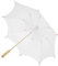 Tissting Spitze Regenschirm, Hochzeitsschirm Brautschirm Lace Umbrella Spitzes Faltbarer Spitzenschirm Blumen Stickerei Sonnenschirm Hochzeit Brautbedarf Fotografie Requisiten (Weiß)