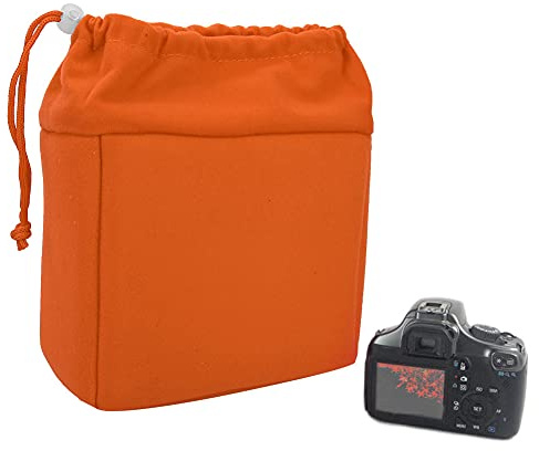 GAESHOW Shockproof DSLR Camera Bag, Waterproof SLR Camera Insert Case with Detachable Dividers, Camera Lens Insert Bag for Camera, Lens