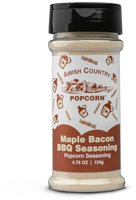 Popcorn Seasoning, Maple Bacon BBQ, 4.75 oz (134 g), Amish Country Popcorn
