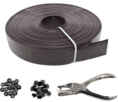 Qlvily Chain Link Fence Privacy Tape, 246ft x 0.15ft Chain Link Fence Slats, Fence Covering Privacy, Brown (200PCS Button + Puncher Included)