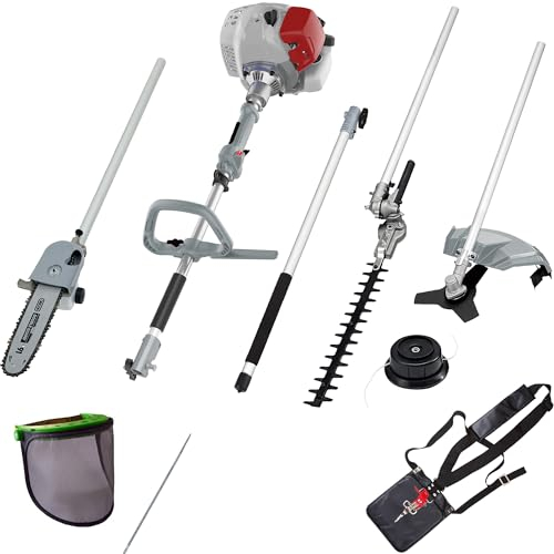 IKRA Multitool IBKH 33-1 Benzin 4in1 Garten Multifunktionswerkzeug inkl. Schutzschild & Kettenfeile