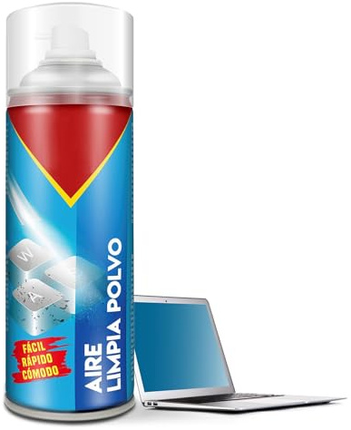 TIENDA EURASIA – Spray Aire Limpia Polvo | Spray Aire Comprimido Limpiador Pc | Capacidad 150 ml | 5x17.5 cm