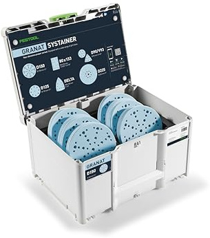 Festool slipmedel-Systainer³ SYS-STF D150 GR-set granat