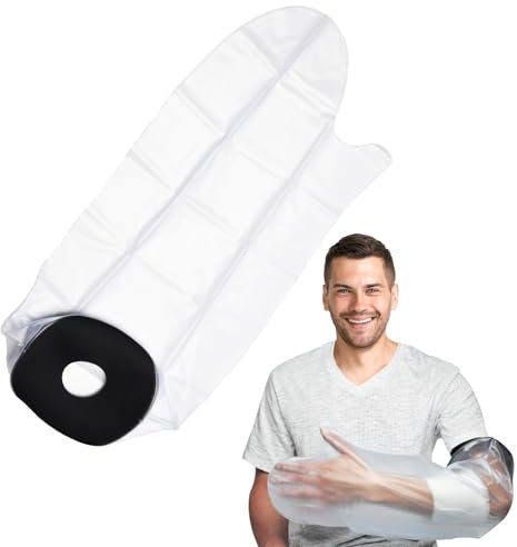 Protector Escayola Brazo Adulto - Protector Escayola Brazo - Funda Escayola Brazo - Cubre Escayola Brazo Ducha Piscina - Funda Protectora Cabestrillo venda - Funda Brazo Escayolado Tatuaje
