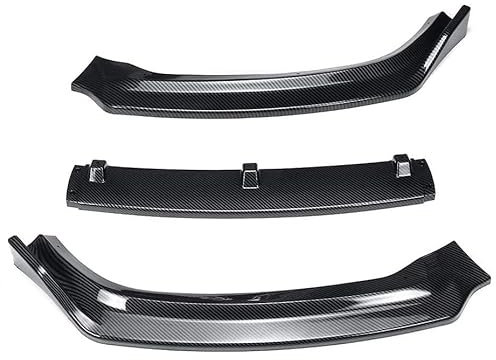 HAIYUN Auto Frontspoiler, für Audi A4 B9 Sedan 2017 2018, Kohlefaser Frontstoßstange Splitter Lip Body Kit Splitter Antikollision Auto Zubehör