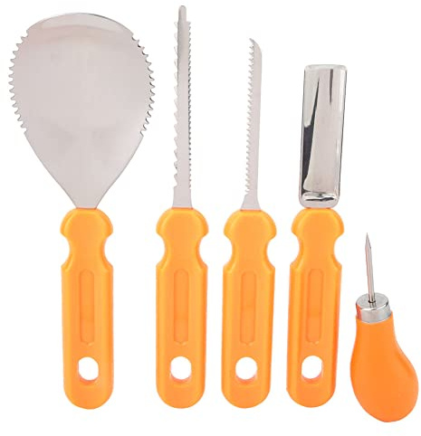 13 Piezas Herramienta de Corte de Calabaza de Halloween Decoración de Halloween Accesorios Decorados para Cuchillo de Pelar Frutas para Lámpara Cuchillo de Talla Decorativo para