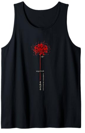 Higanbana ou lys araignée en Edgy Anime Vaporwave Esthétique Débardeur