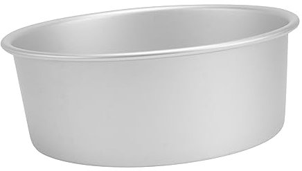 HOMOBABE Teglia da Forno Tonda 20cm in Alluminio Anodizzato Alimentare Fondo Rimovibile, Rivestimento Antiaderente Resistente a Ruggine e Deformazioni per Dolci e Torte Nuziali