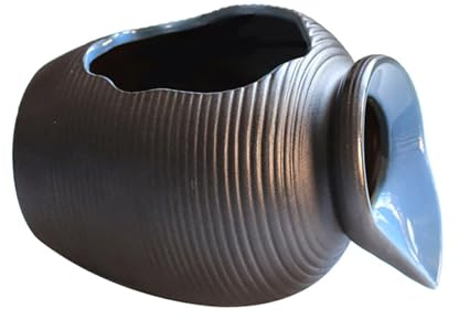 ZYZSY Cracheur D'étang, Sortie De Circulation De Fontaine, gargouille à Jet d'eau, Pot en Céramique Fontaine De Jardin Extérieure d'eau pour Aquarium(25 * 19 * 15.5cm/9.8 * 7.5 * 6.1in)