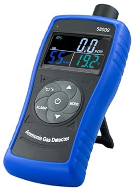 Ammonia Gas Monitoring Detector NH3 Monitor,0-100ppm Particle Detector Meter With USB Rechar Battery For Industry Farms With Wide Test Range