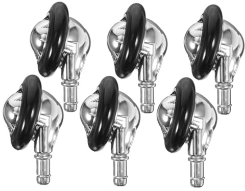 TOPBATHY 6 pièces Lot de Roues de Chaise Bureau Lourdes Résistantes pour Sols Durs et Tapis Remplacement de Roulettes Pivotantes pour Mobilier de Bureau