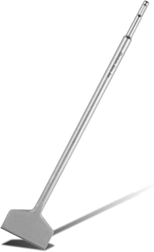 Monkey King Bar SDS Plus Chisel 400x75MM, Wide Chisel for SDS Plus Rotary Hammer Drill, Alloy Steel Shovel, Sharp Head for Ceramic Tile Cement Thinset Mortar Vinyl