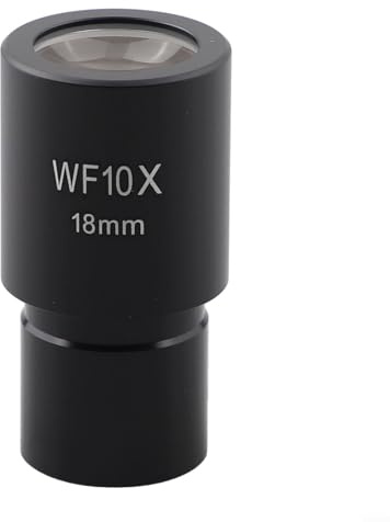 Oculaire de microscope grand angle 23,2 mm entièrement en métal haute optique pour la recherche biologique en laboratoire et l'éducation pour les sessions (WF10X)