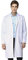 Icertag Camice Bianco da Laboratorio Medico Lavoro da Unisex Uomo Donna qualità Superiore Large