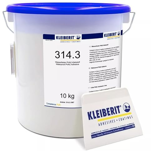 10-kg-Eimer D4-Leim Holzleim 1-Komponenten gebrauchsfertig KLEIBERIT 314.3 Weißleim Weissleim