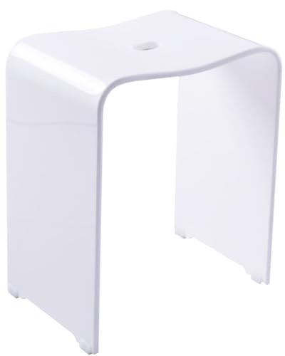 RIDDER A211101 Trendy Bad-Hocker, Acryl, weiß, ca. 39 x 47 x 28 cm