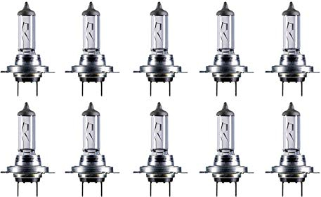 10x cartechnic H7 +50% 12V 55W PX26d Halogen Glühbirnen Scheinwerferlampen Faltschachtel