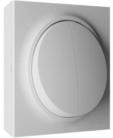 FONTINI - FONTINI Neo Evo Interrupteur double va et vient saillie complet blanc