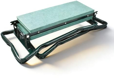 YSMN Garden Kneeler Seat Gardening Stool Bench Foldable Portable Knee Stools with Tool Bag Pouch Soft EVA Foam Kneeling Pad