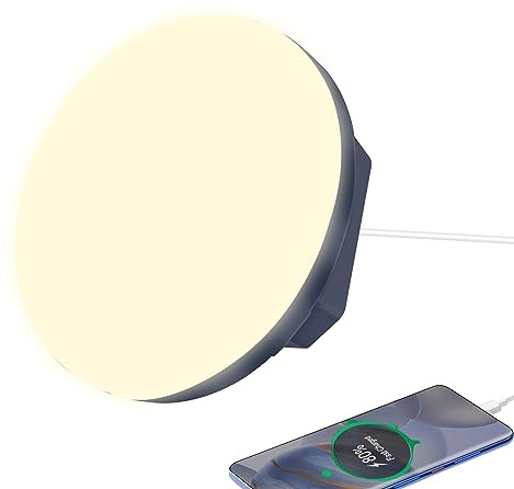 Camping Lampe mit Warme Farbe, LED Camping Laterne mit 5600mAh USB Aufladbar, 3 Helligkeiten Leuchtmodi & Eingebauter Starker Magnet, 1500 Lumen Campinglampe notfallset für Wandern,Draussen