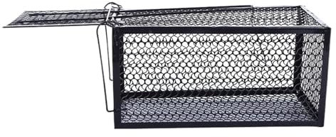 trampas para ratas, trampa para ratones de circulación continua Trampa for ratones inteligente con bloqueo automático, jaula for ratones de malla de hierro segura for el hogar, jaula for ratones reuti