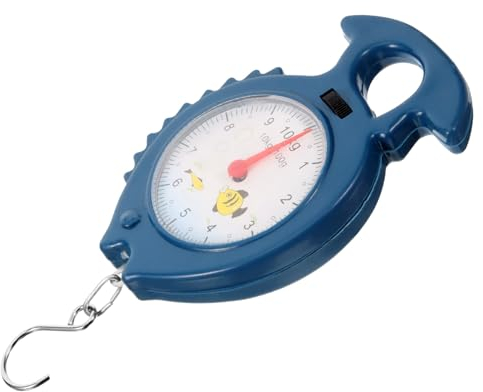 JECOMPRIS 10kg Handwaage Tragbare Fischwaage Hohe Genauigkeit Für Küche Und Angeln Multifunktionale Federwaage Mit Ergonomischem Griff Leicht Und Praktisch Für Zuhause