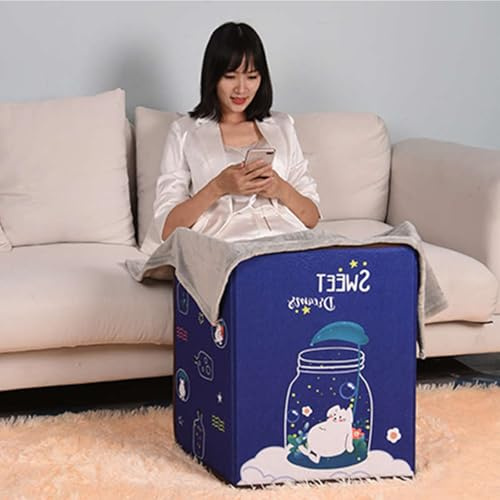 Fußwärmer，elektrischer fußwärmer，Fußwärmer, Büro-Fußwärmer, Unisex， for Winter, Home and Office Use。(Fantasy Water Bottle)