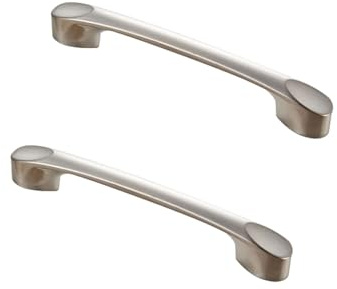 Schrankgriffe 64mm, 2 Stück Möbelgriffe Zinklegierung Griffe Gebürstet | Schubladengriffe Lochabstand 64mm Türgriff Galvanikfläche Küchengriffe Schrank Möbel Griffe für Küchenschränke 64mm/2.5in