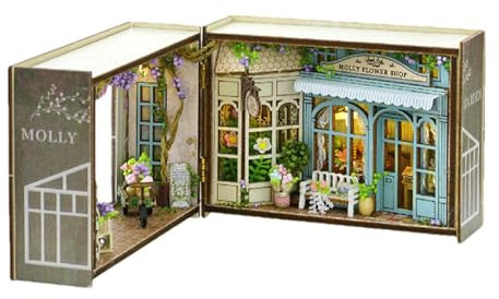 Miniaturhaus aus – realistisches Holzbauset, Schlafzimmeridee, Bauset, kreatives Bastelspielzeug für Familien,